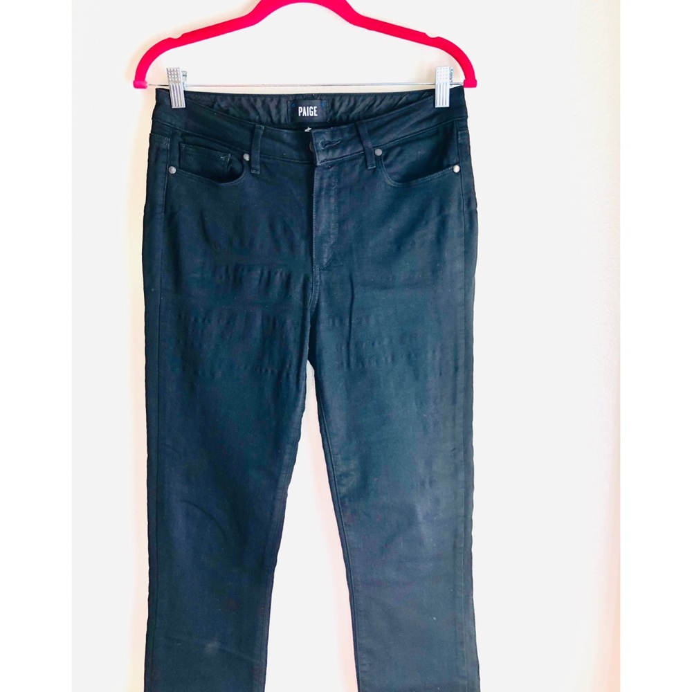 BRITISH!🇬🇧Paige Black Straight Leg Jeans Size 28👖
